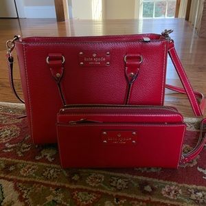 Kate spade purse and wallet